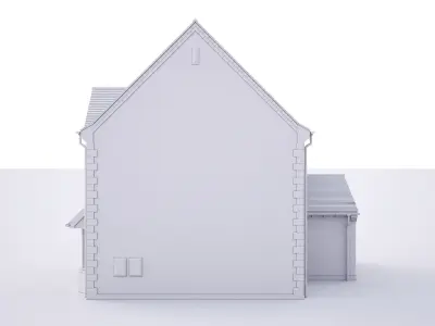British House East Hagbourne 1 3D model