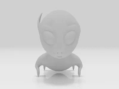 Pets Alien Lowpolys Low-poly 3D model