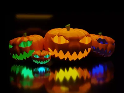 Halloween Pumpkin Free 3D model