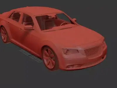 Chrysler 300 SRT8 2012 3D print model