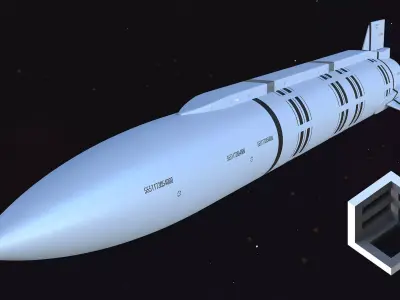 Raduga Kh-15 or RKV-15 3D model