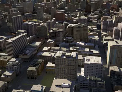 City 22 Low-poly 3D model