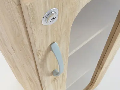 Wooden Cabinet 10 3D model