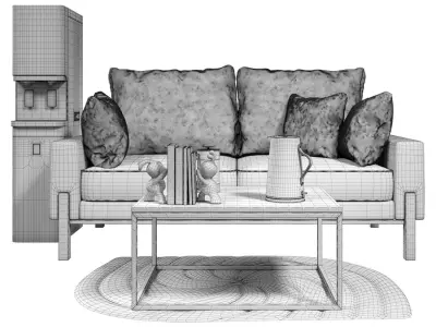 Office Restplace 3D model