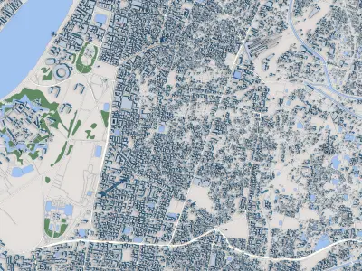 Kolkata City India 3D model