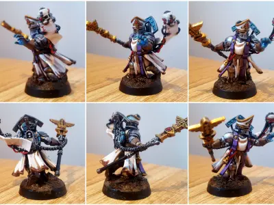 Feudal Guard Battle Priest 3D print model