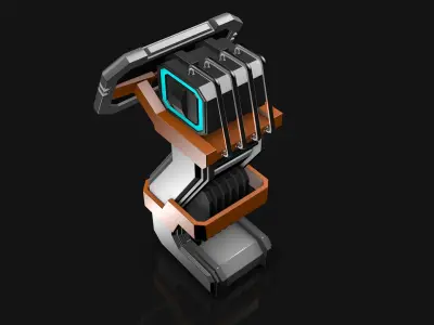 Sci Fi Computer 3D model