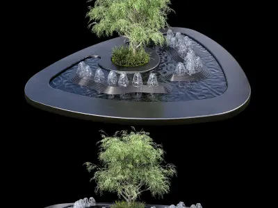 WATERFALL FOUNTAIN CASCADE  NO22 A 3D model