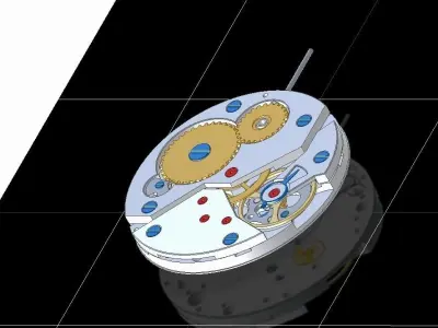 Wrist Watch Free 3D model