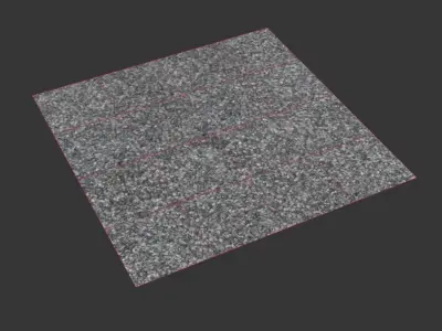 Ultra realistic Gravel Scan  3D model