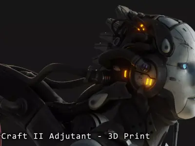 Starcraft II Adjutant - 3D Print 3D print model