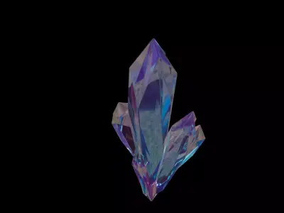 Ultra Realistic Fantasy Crystal Pack High Quality 3D Model Texture