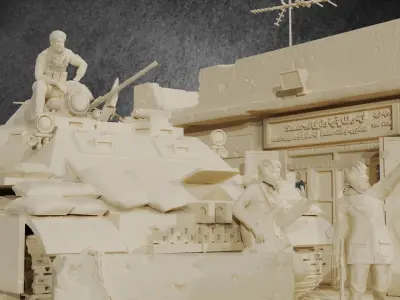 MA Models 3D Libya Civil War  3D print model