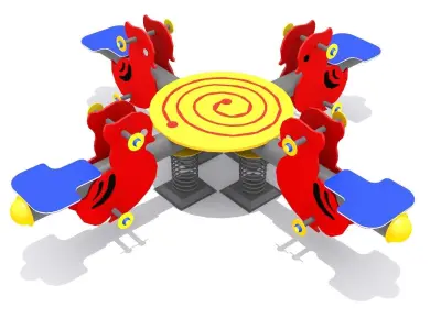 Playground- Seesaw Rider 3D model