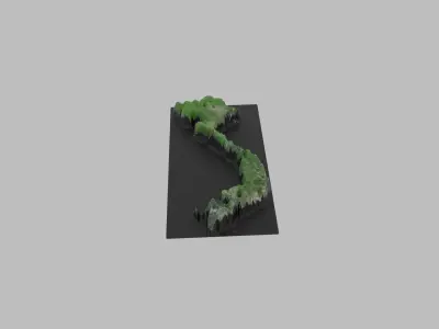 Vietnam Map Country Low-poly 3D model