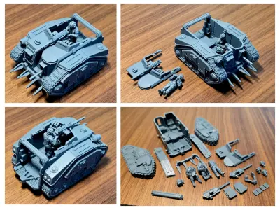Universal Guard - Scout Tank 3D print model