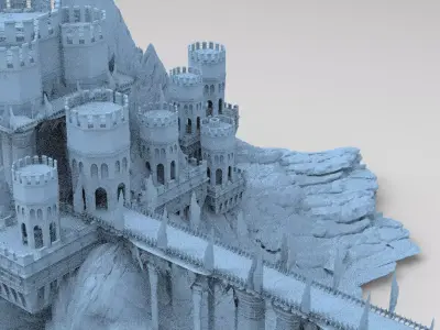 Persian Fort Ruin 6  3D model