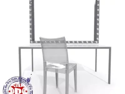 dressing room mirror 3D model