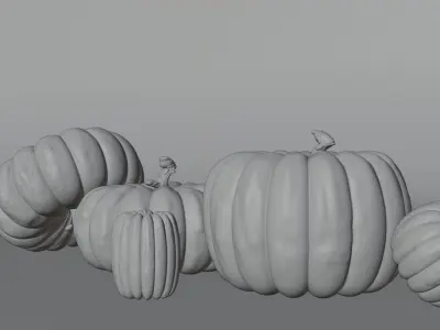 3D pumpkin game 3D model