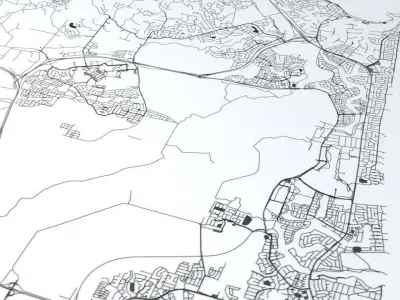 Sunshine Coast Road Network and Streets 3D model