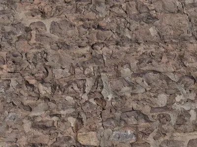 Old Stone Wall PBR Texture