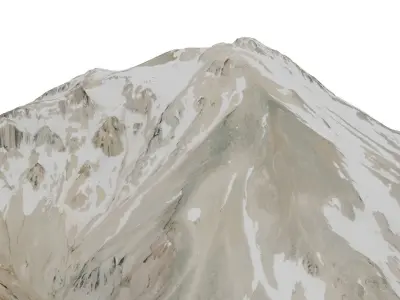Mount Shasta 3D model