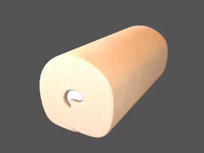 Swiss Roll v1 007 Low-poly 3D model