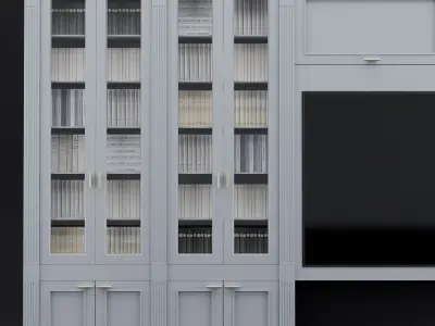TV Furniture Wall 3D model