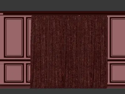 Curtain Set 205 3D model