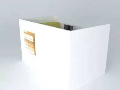 Acarli room with window on side Free 3D model