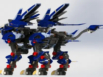 Liger Zero Jager 3D model