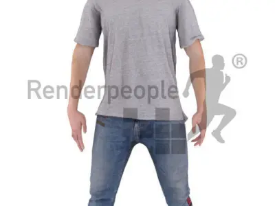 Manuel 001 Animated Dancing Man Free low-poly 3D model