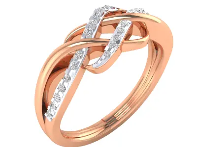  Women Ring Render 3dm STL MTL SLC JCD OBJ FBX Details 3D print model 61