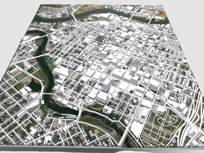 Cityscape  Wilmington United States 3D model