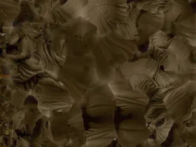 High Detail Alien Humanoid Creature PBR Textured FBX GLB Blend 3D model