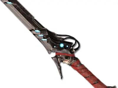 Assassin Speed Blade Low-poly 3D model