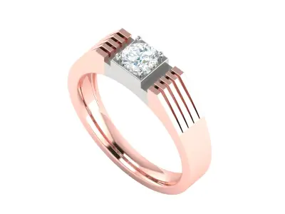  Mens Ring  Render 3dm STL OBJ FBX Details 3D print model