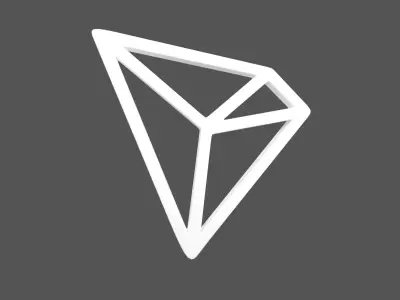 TRON Coin V2 002 Low-poly 3D model