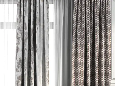 Curtain Set 102 3D model