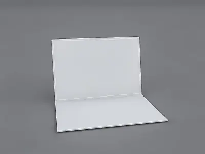 3D Low Poly Laptop apple macbook pro Low-poly 3D model