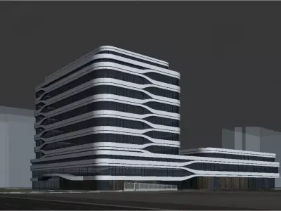 Urban Office Space 3D model