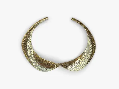 Twisted bracelet 3D print model