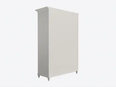 Cilek Romantic 3-door Wardrobe 3D model