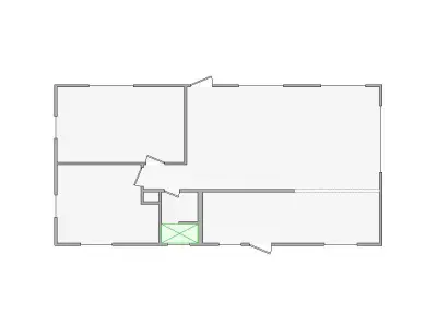 Simple Interior Sketch - 501-1000 SF - Xactimate - Matterport 3D model