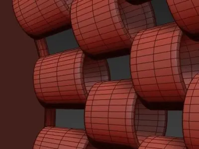 Wall mirror 11 3D model