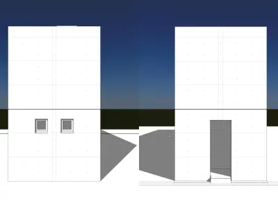 Tadao Ando - Azuma House 3D model