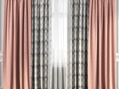 Curtain Set 137 3D model