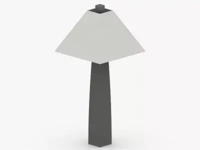 1366 - Table Lamp Low-poly 3D model