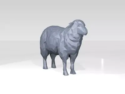 Sheep Low Poligonal 3D model