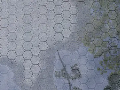 Paving slabs 01 Editable 3D model